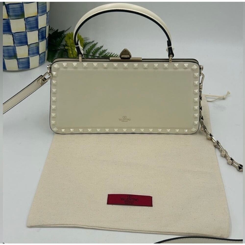 Women’s Valentino Garavani rock stud, shoulder bag made in Italy